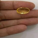 GOLDEN TOPAZ BRAZIL 8.25 RATTI